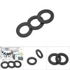 Washer Rings, Flat Rubber Washers, Shower Rubber O-Ring, 12Pcs Rubber
