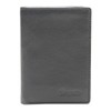 Esquire Oslo RFID Leather Credit Card Holder 7.5 cm, black,