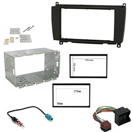 Sound Way Double DIN 2 DIN Car Radio Installation Kit and Radio Fascia for Mercedes A - Class B / Viano / Vito / Sprinter - VW 2 DIN