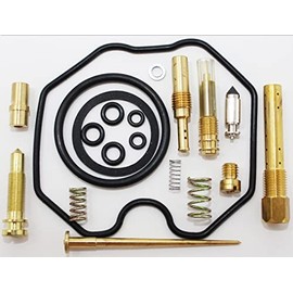 Hi-Caliber Powersports Parts Carburetor Rebuild Kit for 2005-2014 Honda TRX 250 Recon TE TM 2x4 ATVs Carb Repair