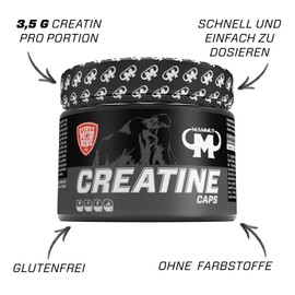 Creatine Capsules - 240 Pieces/Tin