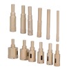 12Pcs Diamond Hole Saw Kit Carbon Steel 6 to 35mm