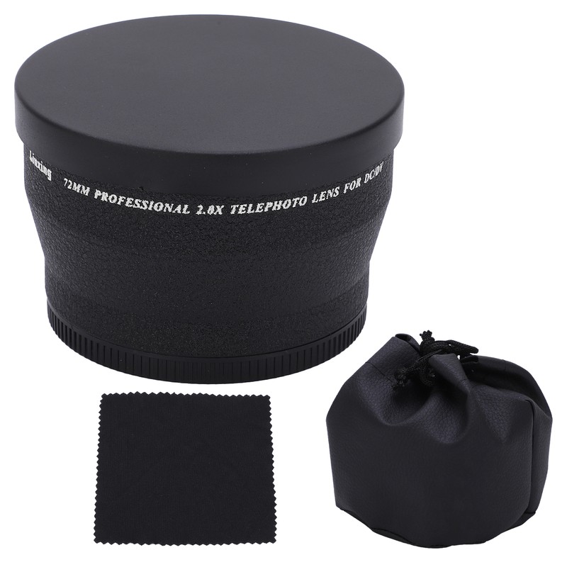 72MM 2X Magnification Telephoto Lens Suitable for All Camera Lenses