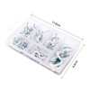 Kioiner Screw Hook Set, 70 Pieces Ceiling Hooks, 6 Sizes