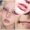 MODRSA Fake Piercings Fake Face Piercing Fake Lip Labret Studs
