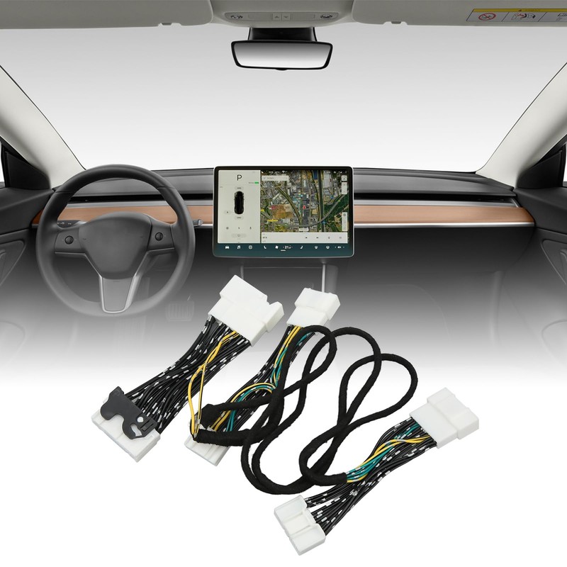 SatcOp Inactive Speaker Activation Wire Harness for 2021, ABS Material,