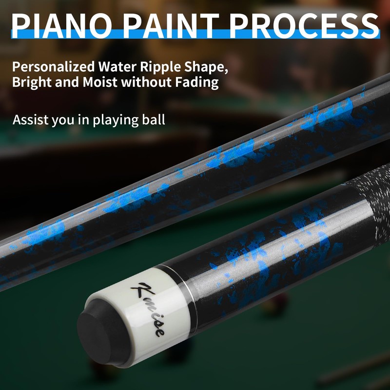 Kmise Pool Cue Stick - 58 Inch Pool Cues, 19Oz
