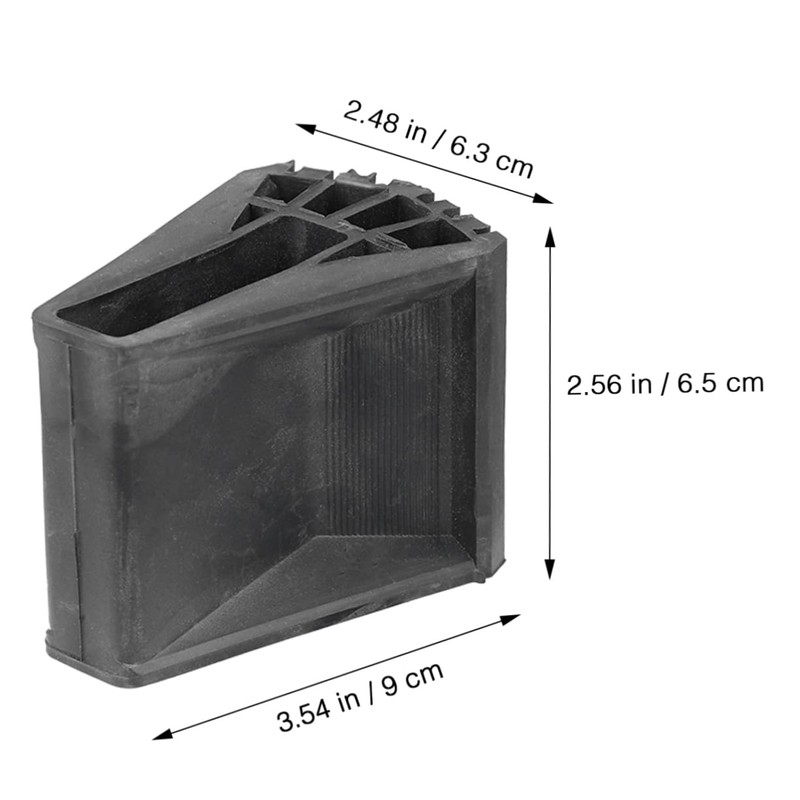 OSALADI 4pcs Non-Slip Ladder Feet Covers Durable Ladder Leg Pads