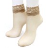 Women's Summer Socks, 20 Denier Equivalent, Lace Short Stockings, Thin,