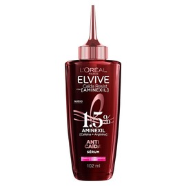 L'Oreal Paris Serum Capilar Caída Resist con Aminexil Elvive 102ml. Anti caida de cabello con tendencia a quebrarse, 10X menos cabello en el cepillo.