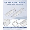 Dishwasher Mounting Bracket Compatiable with GE Series Dishwasher, WD01X27759 Undercounter