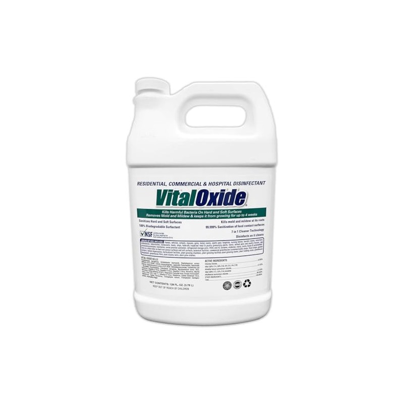 Vital Oxide Disinfectant, Deodorizer, Cleaner, Food-Contact Sanitizer, Virucide – (EPA