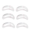 minkissy 6pcs Mold Kit Eyebrow Template Eyebrow Stencil Kit Eyebrow