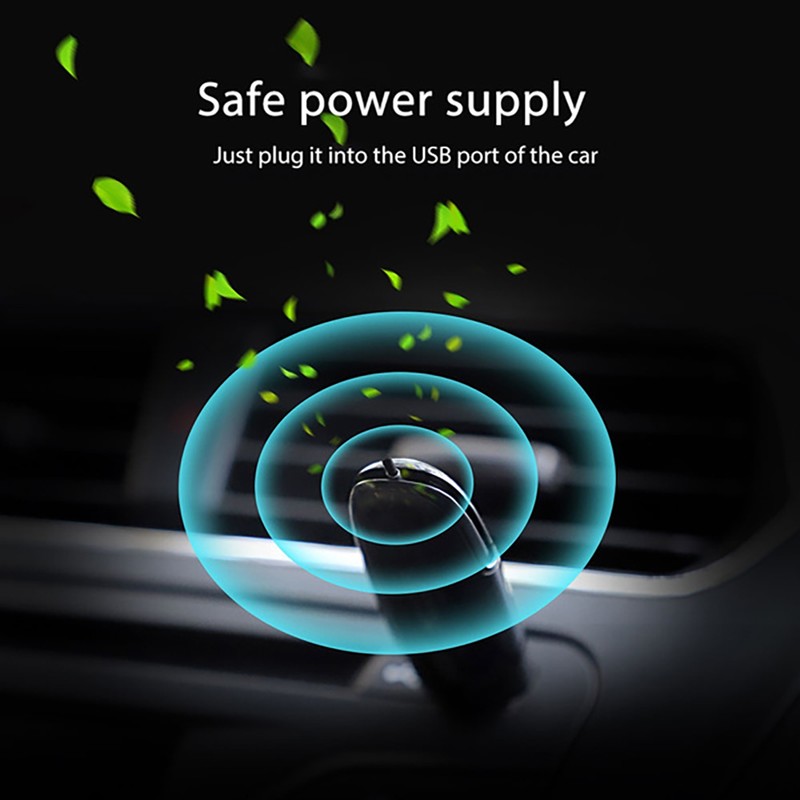 Car Air Purifier Ionizer Air Cleaner Portable low Noise Odor