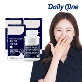 Daily One Vitamin B Complex 62.1g 60 tablets x 3 cans (6 months supply), Daily One Vitamin B Complex 60 tablets x 3 cans (6 months supply) / 데일리원  비타민B 컴플렉스 62.1g 60정 x 3통 6개월분, 데일리원 비타민B 컴플렉스 60정x3통 (6개월분)