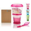 Cereal On the Go Cups Breakfast Drink Cups Portable Yogurt