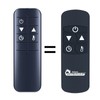 HZIME New Replacement Remote Control Compatible for DR.Infrared Heater DR-238EU