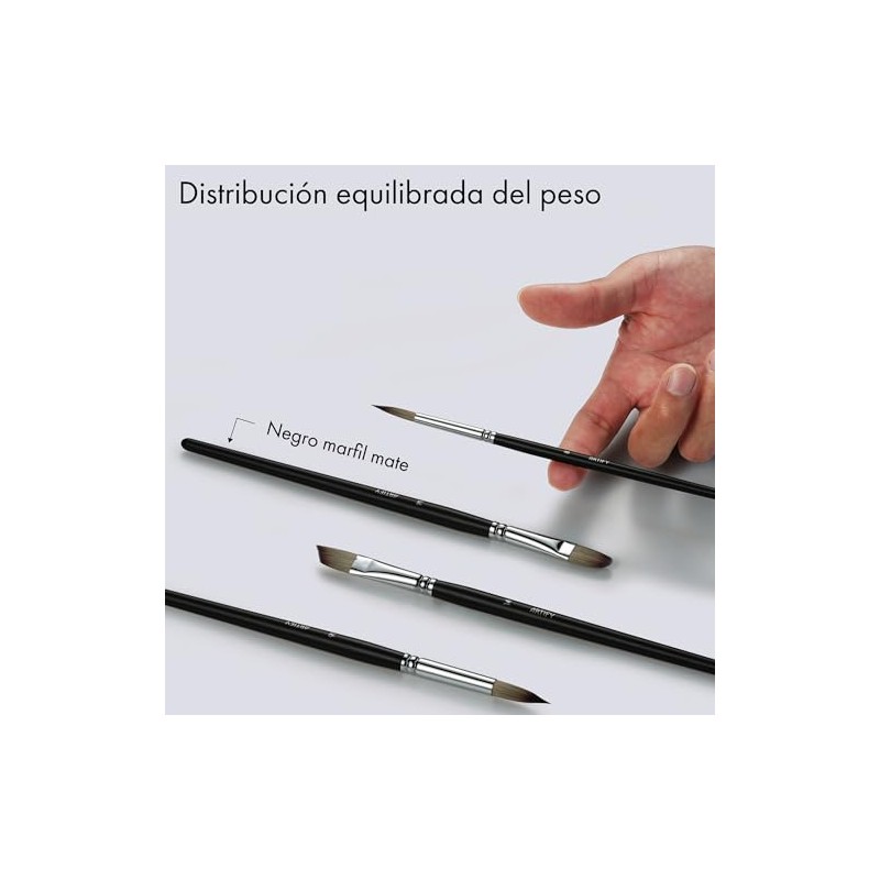 ARTIFY 26 Pzas Pinceles Pintura Acrilica Profesionales No Pierden Cerdas