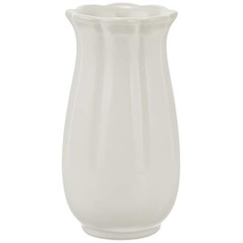 K-I GREENHOUSE Monochrome Flower Base Vase 006-C-W White