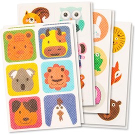 Animal Children's Stickers, Stickers for Children and Adults, for Outdoor Activities Children, Pack of 60