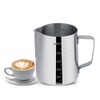 Milk Frothing Pitcher with Double Side Measurement Markings 20 oz,
