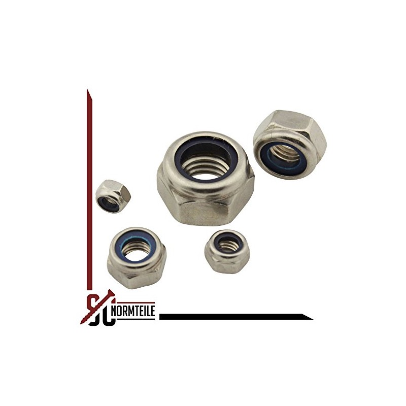 Locking Nuts (Standard Design) - M10 - (Pack of 10)