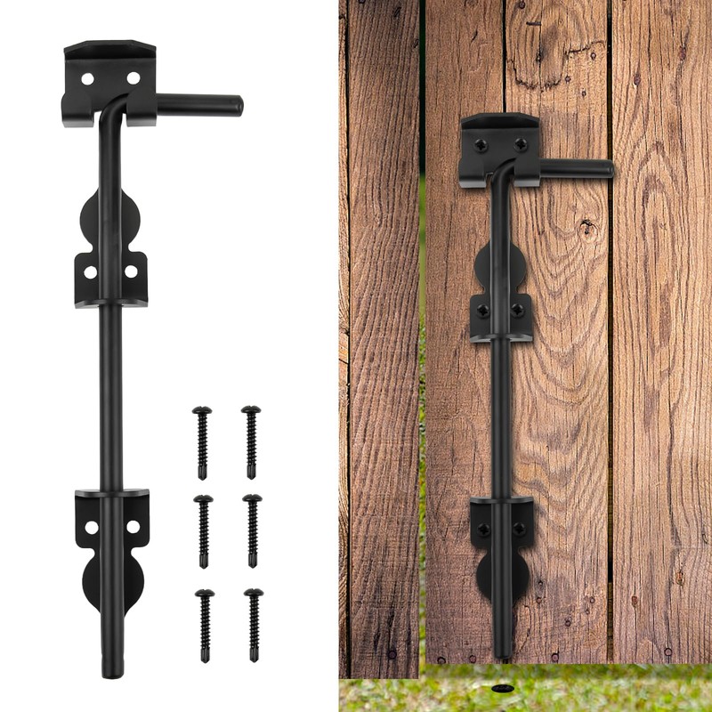 Gezen 12" Cane Bolt Gate Drop Rod Heavy Duty Gate