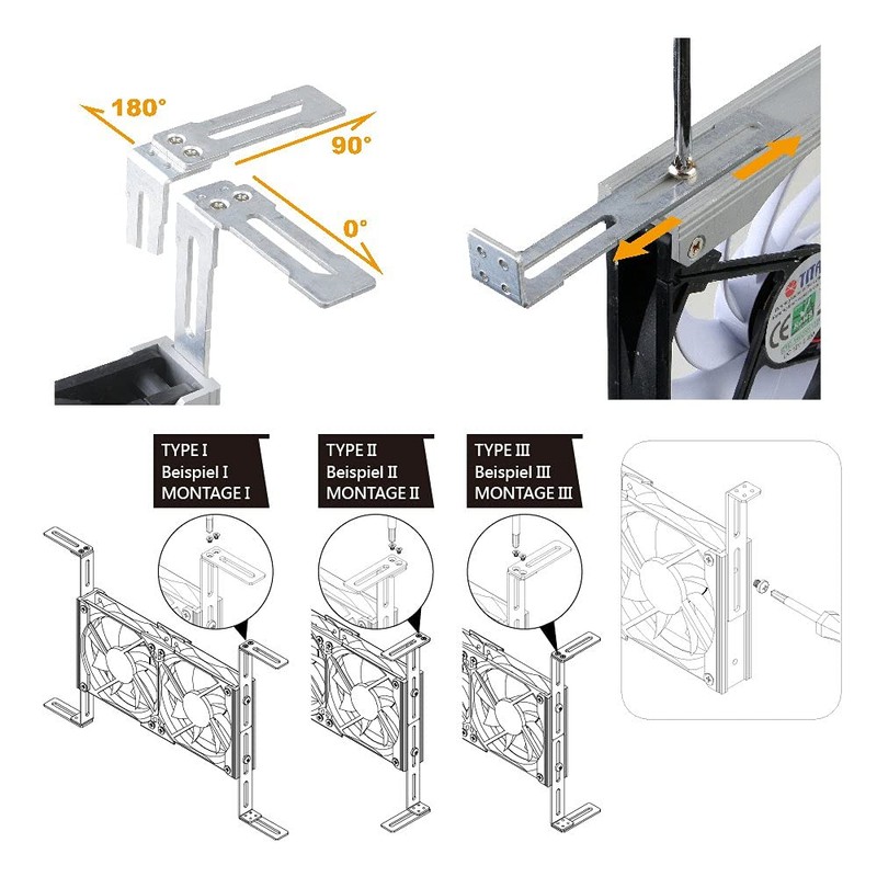 TITAN- 12V DC IP55 Waterproof Double Rack Mount Ventilation Cooling