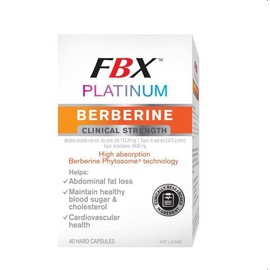 FBX Platinum Berberine Clinical Strength 40 Capsules