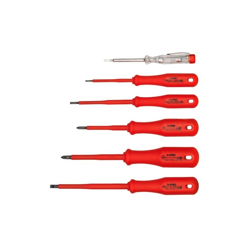 CON:P B20702 VDE Screwdriver, Set of 6 Pieces