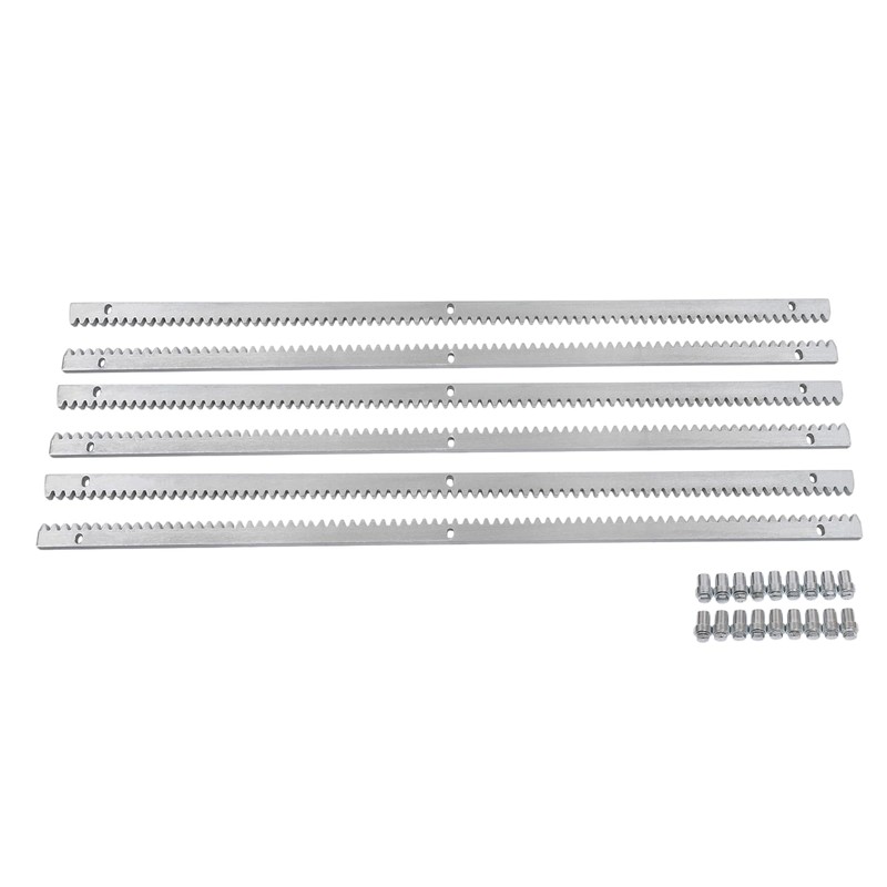 6Pcs Steel Gear Racks for Sliding Gate Opener Slide Door