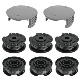 Flaveano Bosch EasyGrassCut Strimmer Line Spool 6 Spools and 2 Lids