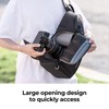 K&F CONCEPT Camera Sling Bag Shockproof Camera Bag 10L Capacity