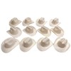 12 Mini Sombrero Vaquero Rodeo de 8.5cm