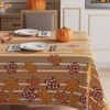 XCHI Fall Rustic Maple Leaves Tablecloth Rectangle Washable Table Covers