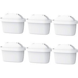 Waterdrop Water Filter, Replacement for Brita® Water Filter Jug, Brita® Maxtra®Mavea®, Marella, Aluna, NSF Certifications, Reduces Chlorine, Pack of 6