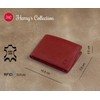 Harrys-Collection Small Handy Wallet Soft Nappa Leather with RFID Protection
