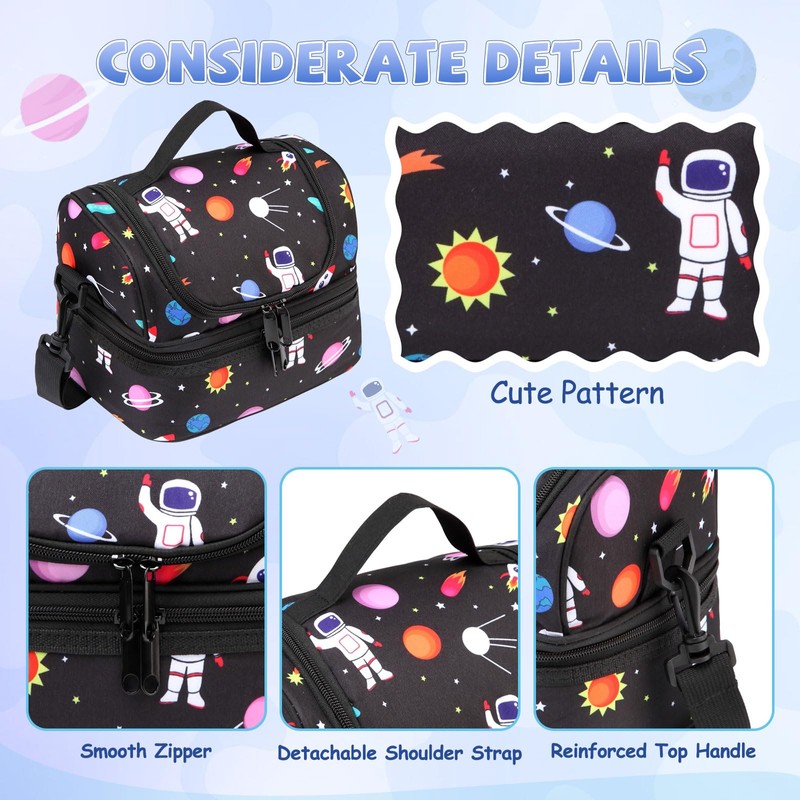 Chase Chic Children's Lunch Bag, Insulated Boys Lunch Boxes, Cool