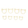 30pcs Stitch Marker Rings Cute Cat Head Shape Crochet Stitch