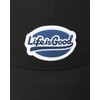 Life is Good Men's Trucker Hat - Breathable Mesh Sides,