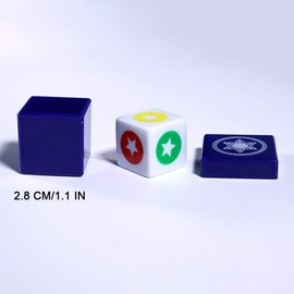 MOMOMAGE Color Prediction Cube Magic Props Deluxe Color Vision Magic Tricks Close up Street Illusions Gimmicks Mentalism