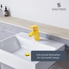 SANTRAS® Eccentric Drain Fitting Premium for Washbasin with Protection Against
