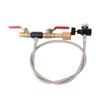 CGA‑320 CO2 Cylinder Refill Adapter with Hose For Filling Soda