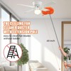 CALBEAU Ceiling Fan Cleaner Duster with 60 inch Extension Pole,