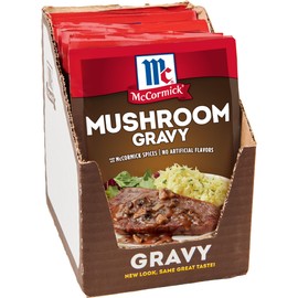 McCormick Mushroom Gravy Mix, 0.75 oz (pack of 12)