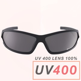 Daisan Men's Sunglasses Sports Glasses Motorcycle Goggles for Biker 100% UV Protection Shatterproof Lens