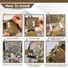 PAASTAI Tactical Plate Carrier Vest Accessories Phone Holder，Molle Vest Attachments