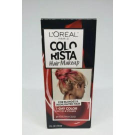 Loreal L'oreal Colorista Hair Makeup 1 Day Color for Blondes & Highlighted, Hot Pink300