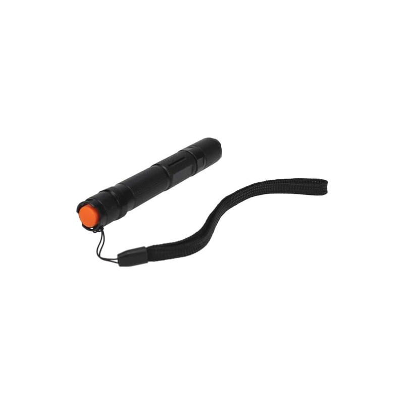 PRO-SAFE Tactical LED Flashlight: Black Aluminum Body, 65 Lumens, Uses