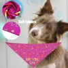 Dog Birthday Bandana,Dog Birthday Girl Bandana Set With Toy Bone,Birthday